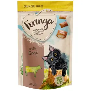 30g Feringa Bouchées croustillantes boeuf - Friandises pour chat pas cher