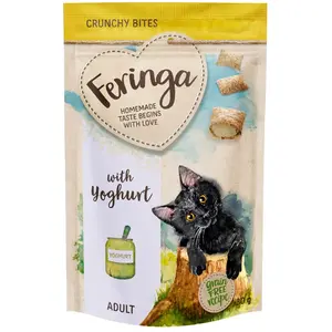 30g Feringa Bouchées croustillantes yaourt - Friandises pour chat pas cher