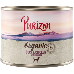Purizon Organic Bio 6 x 200 g pour chien - canard, poulet & courgettes