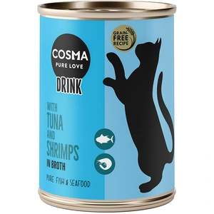 Cosma Drink 6 x 100 g pour chat - thon, crevettes pas cher