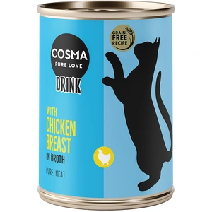 Cosma Drink 6 x 100 g pour chat - blanc de poulet pas cher