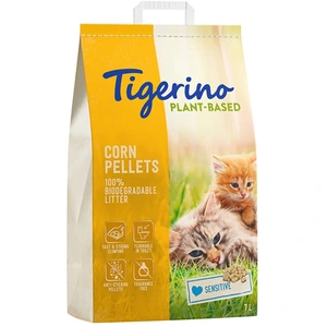 7L Maïs - Sensitive, sans parfum Plant-Based Tigerino Litière pour chat à prix mini ! pas cher