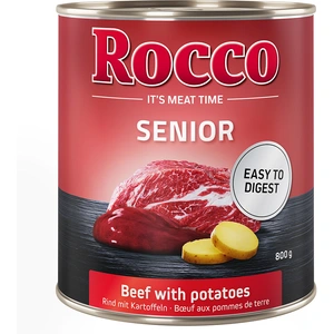 Rocco Senior 6 x 800 g pour chien - boeuf, pommes de terre pas cher