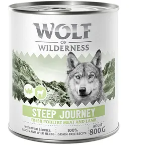 Wolf of Wilderness Adult Expedition 6 x 800 g pour chien - Steep Jou... pas cher