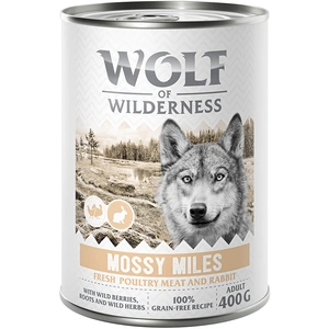 Wolf of Wilderness Adult Expedition 6 x 400 g pour chien - Mossy Mil... pas cher