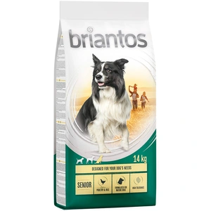 14kg Senior, volaille, riz Briantos Croquettes pour chien : -15 % ! pas cher
