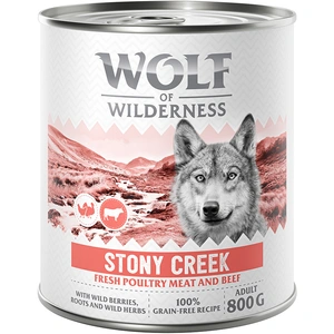 Wolf of Wilderness Adult Expedition 6 x 800 g pour chien - Stony Cre... pas cher