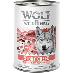 Wolf of Wilderness Adult  Expedition  6 x 400 g pour chien - Stony Cre...