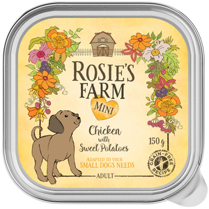 Rosie's Farm Mini 6 x 150 g pour chien - poulet aux patates douces pas cher
