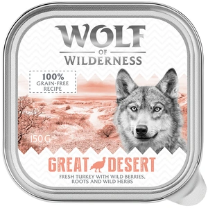Wolf of Wilderness Adult - Single Protein 6 x 150 g en barquettes pour...
