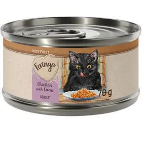 Feringa Filets juteux 12 x 70 g pour chat poulet, thon (12 x 70 g) pas cher