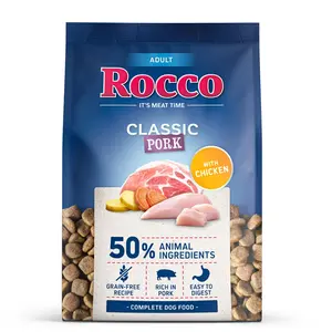 Rocco Adult Classic Porc avec poulet 1 kg pas cher