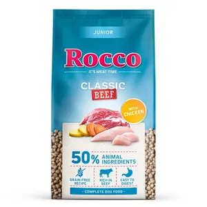 Rocco Junior Classic boeuf avec poulet - 10 kg pas cher