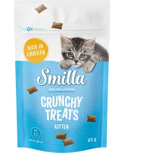 Smilla Crunchy Treats Kitten pour chaton - poulet (65 g)Vendu parzooplus
