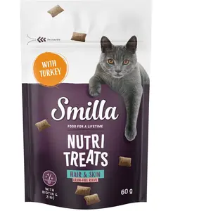 Smilla Nutri Treats 60 g pour chat - Hair & Skin (60 g) pas cher
