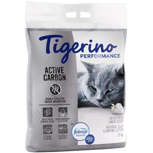 Litière Tigerino Performance Active Carbon Febreze Fresh Linen pour ch... pas cher
