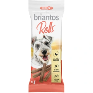 Briantos Rolls pour chien - 4 x 65 g, poulet pas cher