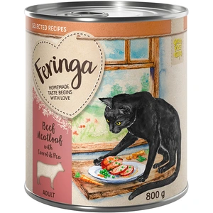 Feringa Recettes sélectionnées 6 x 800 g pour chat - pain de viande, c... pas cher