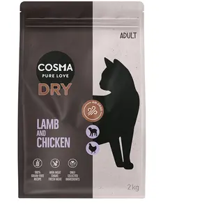 2kg agneau, poulet Cosma Croquettes pour chat
