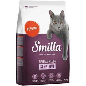 Smilla Adult Sensitive sans céréales volaille pour chat - 10 kg pas cher