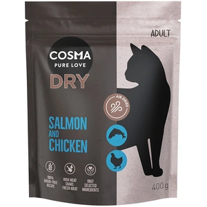 Cosma saumon, poulet pour chat - 400 g pas cher