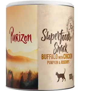 100g Superfood Buffle avec Poulet, Courge et cynorrhodon Purizon frian... pas cher
