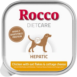 Barquettes Rocco Diet Care Hepatic poulet, flocons d'avoine, cottage cheese 150 g pour chien 10 x 150 g pas cher
