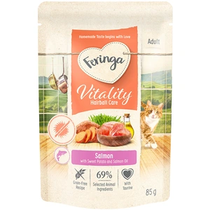 Feringa Vitality Hairball Care pour chat Anti-boules de poils au saumo... pas cher