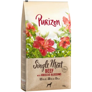 12 kg croquettes Purizon boeuf et hibiscus, pour chiens
