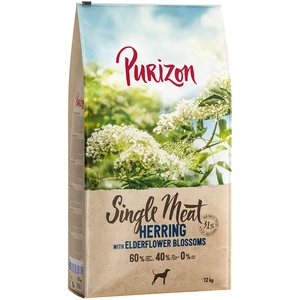 Purizon Single Meat hareng, fleurs de sureau pour chien - 12 kg