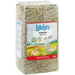 Foin de prairie Lillebro pour rongeur et lapin - 4 kg pas cher
