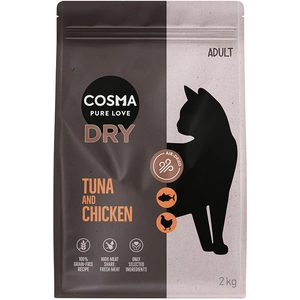 2kg thon, poulet Cosma Croquettes pour chat pas cher