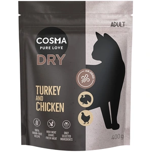 Cosma dinde, poulet pour chat 400 g pas cher