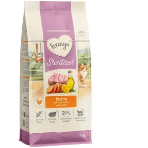 2 kg Feringa Adult Sterilised volaille nourriture sèche pour chats pas cher