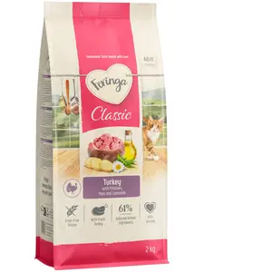 2 kg Feringa Adult Classic Dinde nourriture sèche pour chats pas cher
