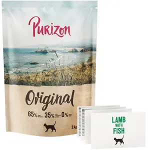 2kg Purizon Original Agneau avec poisson - sans céréales croquettes po... pas cher