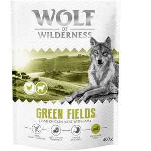 400g Wolf of Wilderness Senior "Green Fields" agneau - sans céréales C...Vendu parzooplus