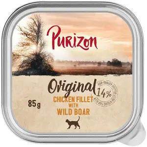 Purizon Original 6 x 85 g pour chat - filet de poulet, sanglier pas cher