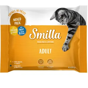 4 x 85 g lot découverte Smilla bouchées aux légumes pour chatVendu parzooplus