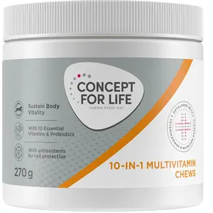 Lot économique : 2x270g 10 en 1 Compléments multivitaminés Chews - Con... pas cher
