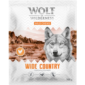 500g Wolf of Wilderness estomacs de poulet "Wide Country" friandises p... pas cher