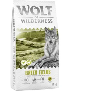 12kg Wolf of Wilderness Senior Green Fields agneau - sans céréales pas cher