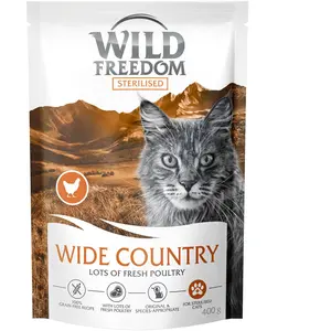 400g Wild Freedom Adult Wide Country Sterilised volaille - Croquettes ... pas cher