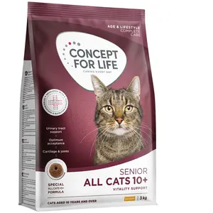 3kg Concept for Life All Cats 10+ Croquettes pour chat pas cher