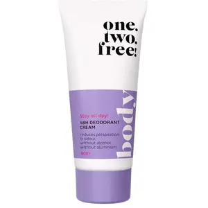 one.two.free! - 48h Deodorant Cream 60 ML Déodorants 60 ml unisex pas cher
