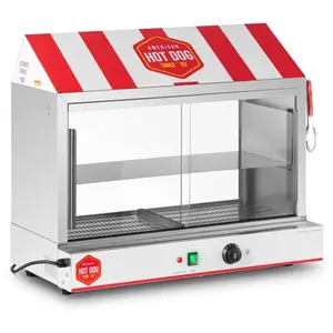 Machine à Hot Dog Professionnelle Appareil Cuisson Vapeur Acier Inoxyd... pas cher