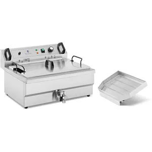 Comparateur de prix : Friteuse À Beignets Friteuse À Donut Friteuse Pâtisserie Inox 16 l 300...