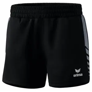 Erima Six Wings Kurze Shorts, Noir/Slate Grey, 36 Femme pas cher