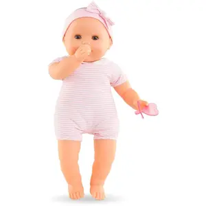 Corolle Mon adorable grand poupon rose pas cher