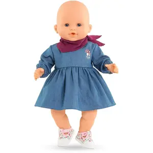 Comparateur de prix : Corolle Robe en Jean Manches Longues et Foulard pour poupon 36 cm